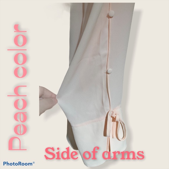 Sejour peach or cream color color blouse 🌸 - Picture 3 of 5